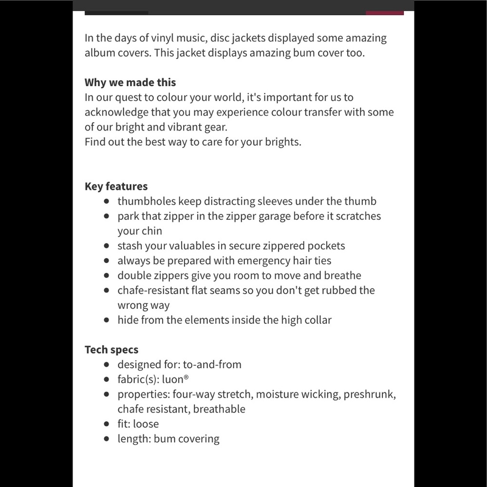 💗Lululemon In Stride Jacket💗 - Picture 8 of 9